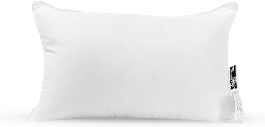 Pillowtex 4 Pack White Throw Pillow Insert, 17x17 Overstuffed Polyester Sham Stuffer, Pillow Forms for Couches or Bedrooms