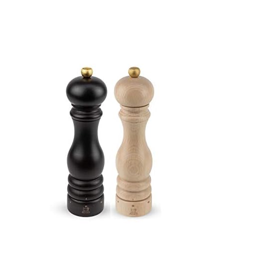 Peugeot Paris U 'Select Pepparkvarn och saltkvarn choklad/naturligt trä 22 cm