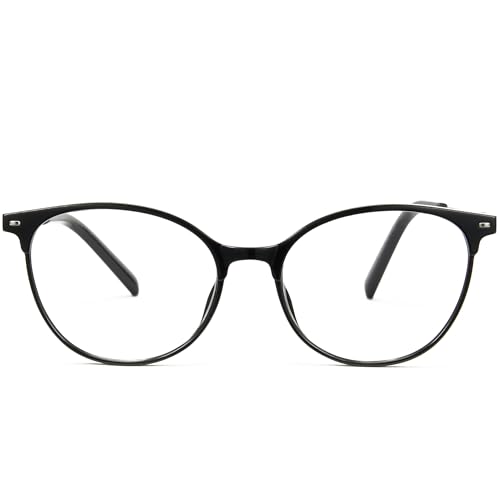 Image of Cyxus Round Blue Light Glasses Women Men Retro Circular Computer Glasses Anti Blue Light Blockers Reduce Eye-strain 8185