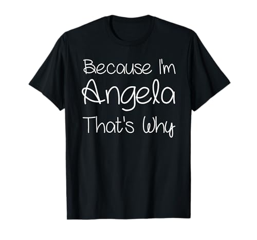 ANGELA Custom Mother Christmas Mom Girl Wife First Names Funny Personalized Birthday Women Name Gift Idea T-Shirt