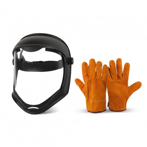 Masque complet écran facial anti-buée HD visière PC résistante aux chocs