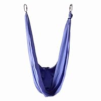 Hängematte, Aerial Yoga Hammock, Yoga Hängematte, Fabrics Material, Aerial Sling Hammock Swing Chair Swing (PURPLE)