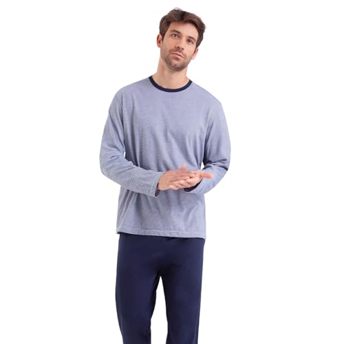 Pyjama long homme Eminence fabriqué en France le cadeau élégant et confortable