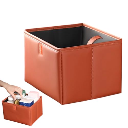 Genérico Papeleras Automotrices | Papelera Plegable Accesorios Auto,Contenedor Impermeable Portavasos Organizador Asiento Trasero Accesorios Vehículo