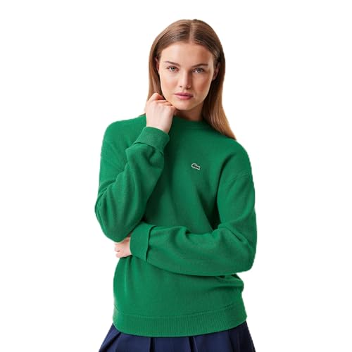 Lacoste Women's Crewneck Cashmere Pullover Sweater