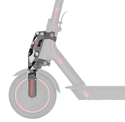 STYLISH SCOOTERS Xiaomi M365 Stickers, for Monorin V.2 Suspension, Black Camo Decoration, Vinyl Xiaomi M365 Sticker Kit - Image 3