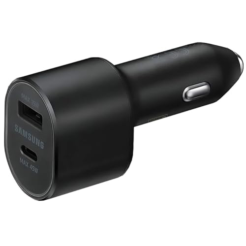 Samsung Super Fast Dual Car Charger (45W+15W) Dual...