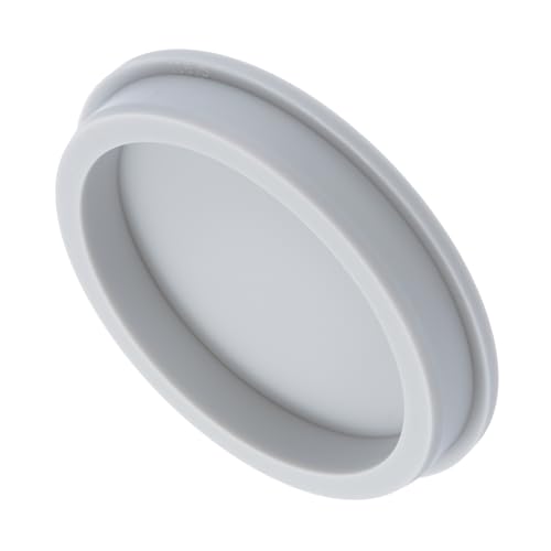 Image of MECCANIXITY High Temp Silicone Plug Mount Dia 121.5mm /4.78 Inch T Shaped Rubber Stopper Hole Plugs for Powder Coating Plating Waterproof Sealing Plugs Grey Pack of 1(OD 131mm /5.16 Inch)
