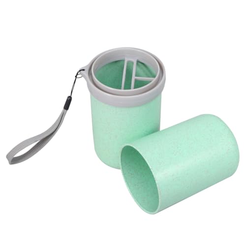 ORFOFE 歯ブラシケース 旅行 ホルダー 場合 大人 うがいカップを洗う ウォッシュカップ Green
