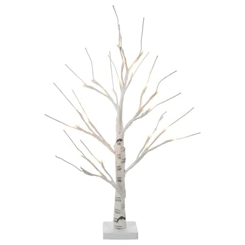 Probuk 2FT LED Birch Tree Decoration Cover