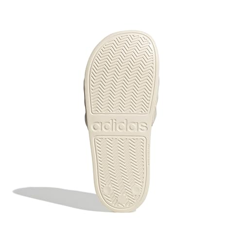 Image of adidas Women ADILETTE SHOWER Synthetic Swim Slide FTWWHT /GOLDMT /BOGOLD | LUT50