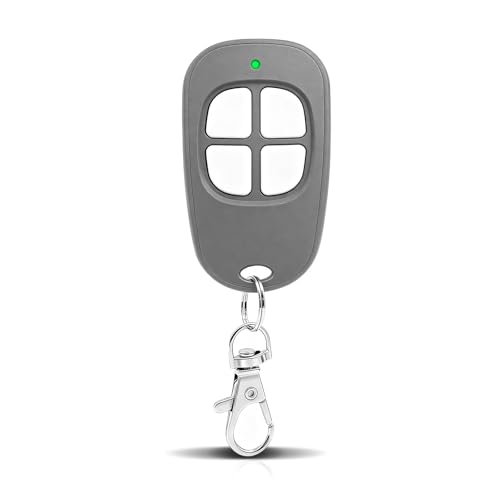 SCS Sentinel Mando a distancia 4 canales 433,92 MHz para puerta y garaje, mando a distancia Sentinel compatible con AAM0085, seguro, duradero y fácil de programar, gris
