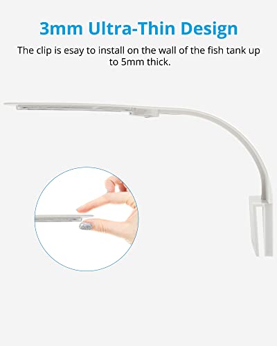 NICREW Lampada Acquario LED Ultra-Sottile, Mini