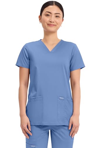 Image of Cherokee Medical Women's Scrub Top V-Neck Modern Classic Fit with 3 Pockets, Ultra Soft and 2-Way Stretch Fabric - WW620