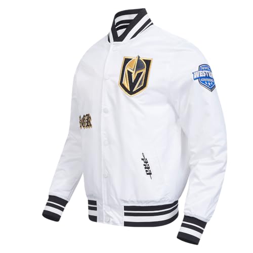 Image of Pro Standard Mens NHL Old English Satin Jacket