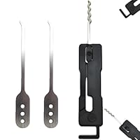 Türöffnungswerkzeug Anzug, Tragbar Lockpicking Set, Faltbar Lock Picking Tool Set, im Freien Schloss Knacken Set Geeignet für Anfänger und Professionelle Schlosser