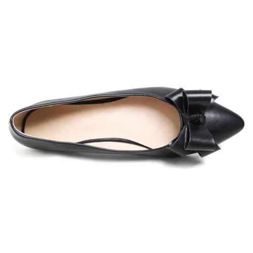 Image of SAILING LU Women's Bow-Knot Pointed Toe Ballet Flats
