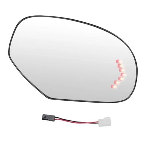 Rétroviseur latéral chauffant droit avec clignotant pour Cadillac Escalade 2007-2014 en verre