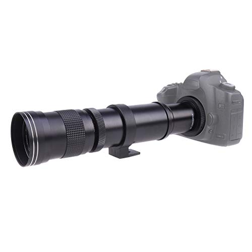 Image of 420-800mm F /8.3-16 Telephoto Zoom Lens with 2 X Teleconverter Lens and T2 /T to PK Mount Adapter Ring for K-5 K-7 K3 K-1 K50 K3 K10D K20D K200D K-M K-R K-X K-S2 K30 Cameras