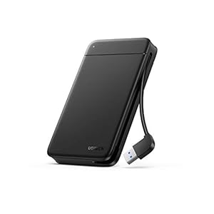 UGREEN USB 3.0 Harde Schijf Behuizing 2.5 Inch SATA III II I SSD Behuizing voor HDD SSD 9,5mm/ 7mm 14TB Max 5Gbps UASP…