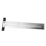 Esta regla multifuncional puede trazar línea horizontal, línea vertical, línea larga, línea corta, línea paralela y línea en ángulo recto, satisfaciendo sus diversas necesidades de marcado.
