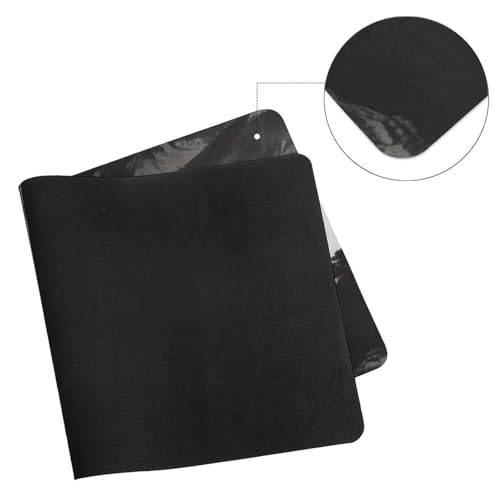 Desk Pad Protector extendido 24x12 pulgadas negro blanco miniatura 7