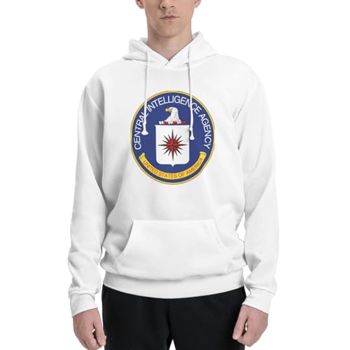 Central-Intelligence-Agency-CIA Flag-Men's Cotton Hoodie Pullover Hoodie