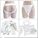zinnor Urinal Bag 1000ml Home Care Reusable Collection Urinal Bag Ventilate Urine Collector Male Urinal Urine Bag Female Diaper Supply Potty Pee Bag with Toilet Elastic Waistband (Male Urinal Bag)