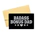 Dad Card, Badass Dad, Funny Family Gifts Wallet Insert for Dad from Son Daughter
