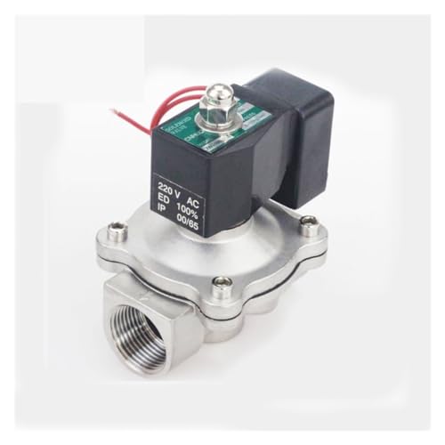 Vanne d'eau électrique en acier inoxydable G1/2 DN15 durable - 4