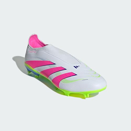 adidas Performance Predator League LL FG Celestial Victory Weiß weissrosagelb, 47 1/3 Unisex – Ansicht 6