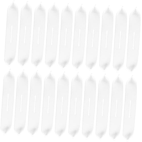 Garneck 20 Pcs Suit Hanger Clothes Hanger Cover Clothes Hanger Protective Cover Clothes Hanger Grips Clothes Hanger Protector Foam Cover Hanger Clothing Hanger Protector Sponge White