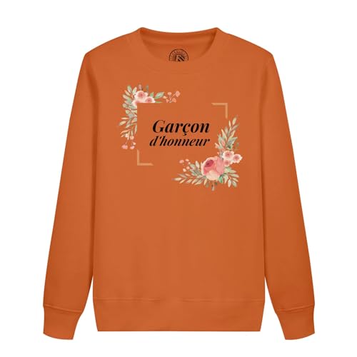 Fini les costumes inconfortables avec le sweatshirt enfant garçon d'honneur floral