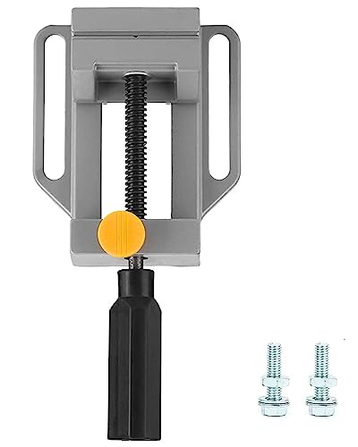 Image of Homdum Adjustable Drill Press Vice Clamp with Quick Release Button Mini vice drill Clamping tool size 60mm x 70mm