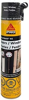 SIKA - Low expansion polyurethane foam - Sika Boom AS - Light yellow - Multi-purpose - Door and window installation - All-season - Reusable straw - 750 mL