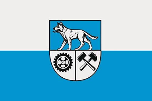 Drapeau Wilkau Hasslau 150x250 cm de qualité supérieure pour mât et grand extérieur