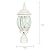 NUVO Lighting 60/897 Traditional Three Light Post Mount from Central Park collection in White finish