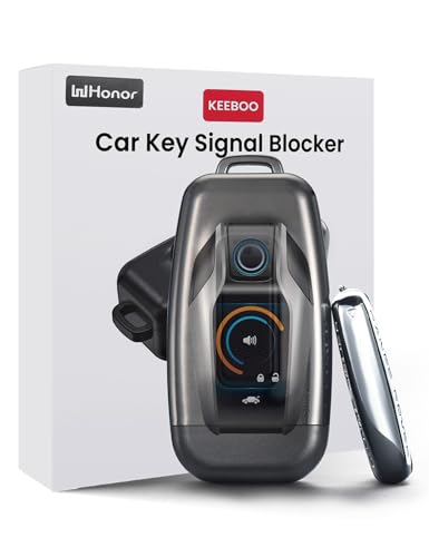 Boîte Faraday pour clé de voiture avec interrupteur coulissant et blocage RFID antivol