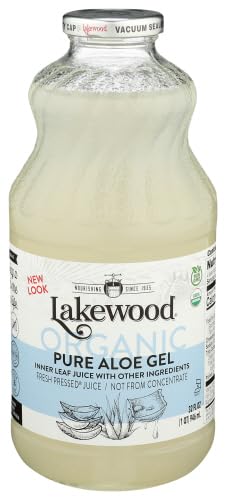 Lakewood Aloe Vera Gel Juice OG2 32 oz. (Pack of 3)