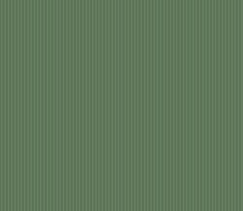 Image of 200 TC Stripe Glace Cotton BedSheet with Pillow Cover (Green, Single)