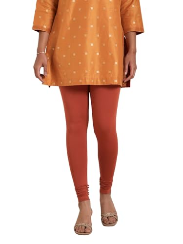Image of TWIN BIRDS Tailored Cut and Classic Fit Super Stretchable Elastane Fabric Churidar Leggings for Women