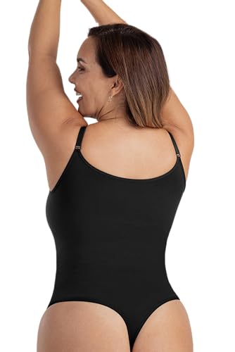 Image of SHAPERMINT Brief & Thong Bodysuit - Tummy Control Seamless Body Shaper, Shapewear for Women Small to Plus Size