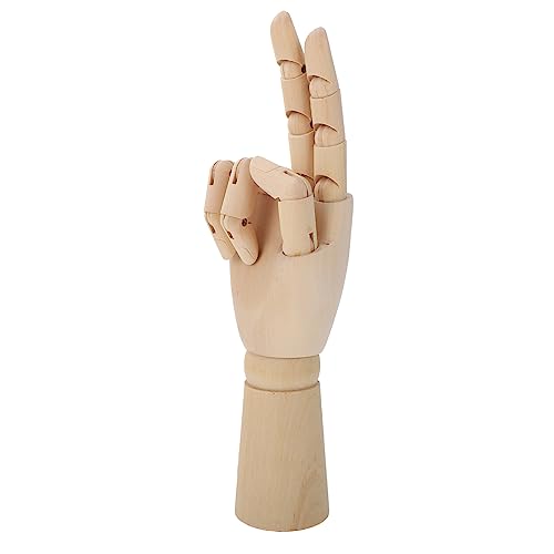 NUOBESTY Model Hand Painting Flexible Hand Model Props Wooden Hand Craft for Artistic Photography Animati