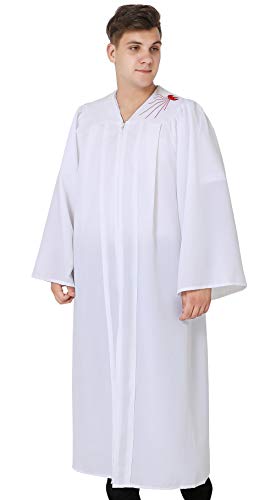 IvyRobes Unisex-Adult's Confirmation Robe Choir Robe for Baptisms with Dove2