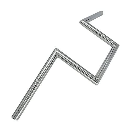 Wzlw Chrome 8'' Rise 1'' Hanger 25Mm Z-Bar Handlebar Drag Bar Fit For Harley Sportster 883 1200 Xl #TOP2