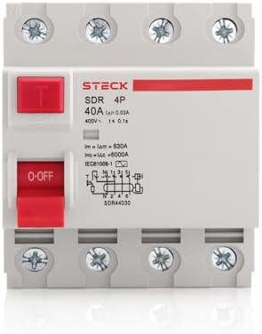 Interruptor Diferencial Idr 4p 40a 30ma Steck Gelo 40a
