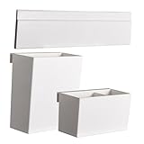 Happyyami 1 セット 多目的に使える整理収納ボックス key case ｷｰｹｰｽ 保存容器 寝室の雑貨ホルダー デスクトップオーガナイザー 収納ケース 雑貨収納ホルダー 腹筋 白い