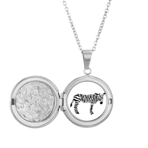 Collier médaillon animal noir, cadeau d'anniversaire mémorable