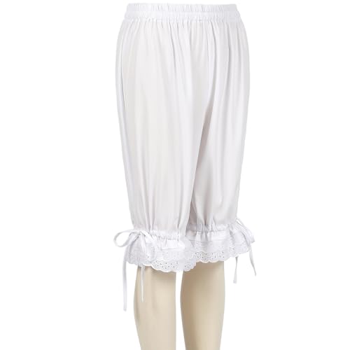 Oplxuo Women Lolita Bloomer Victorian Steampunk Bloomers Pants Knee Length Renaissance Knickers Pants3