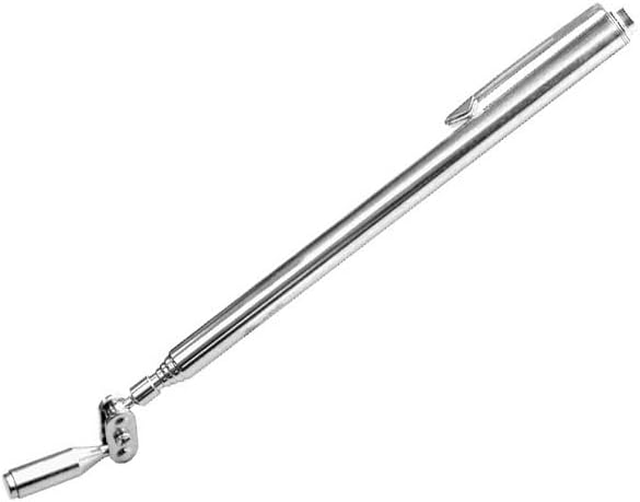 Pro'sKit MS-323 - Varilla de recogida magnética portátil fuerte con tornillo, varilla de recogida magnética, telescópica de 7.008-22.913 in, imán de